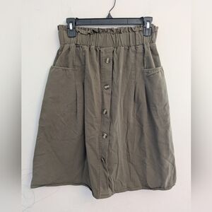 Sadie & Love Olive Green Skirt Size M